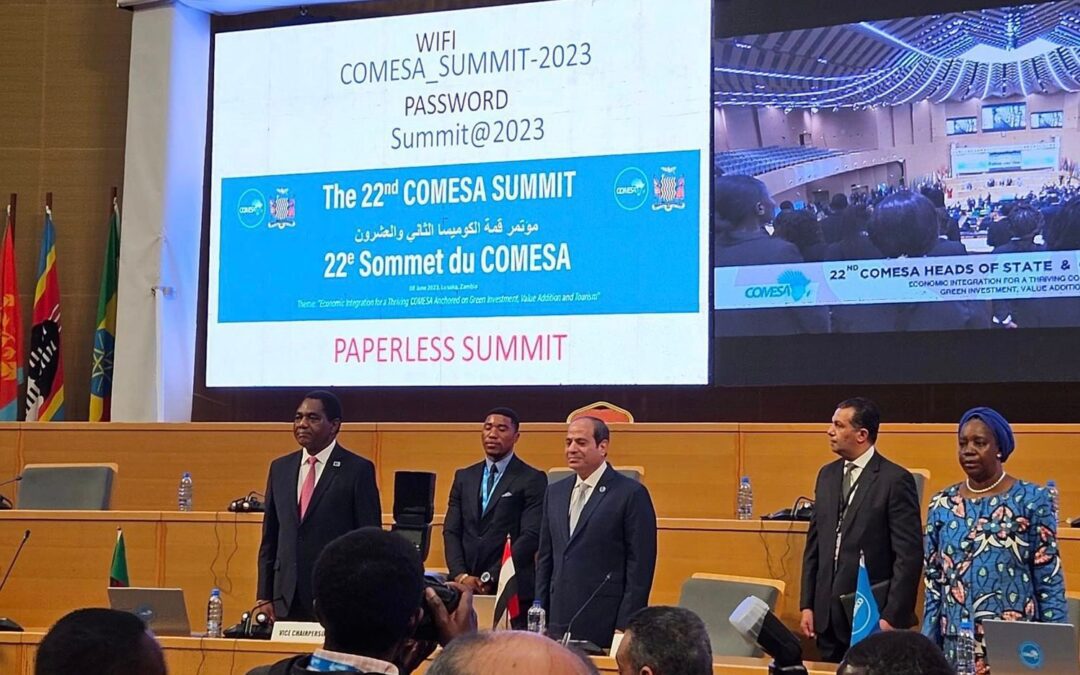 22ND COMESA HEADS OF STATE SUMMIT OPENS IN LUSAKA AS PRESIDENT HICHILEMA ASSUMES COMESA CHAIRMANSHIP