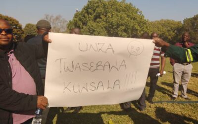 UNZA WORKERS TO CONTINUE PROTESTING DESPITE RELEASE OF OVER K200 MILLION TOWARD PAYMENTS