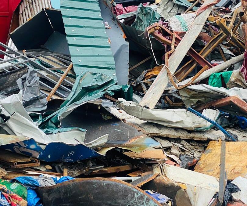 LCC DEMOLISHES 150 ILLEGAL MAKESHIFT STALLS AT KALUNGA STEEL MARKET