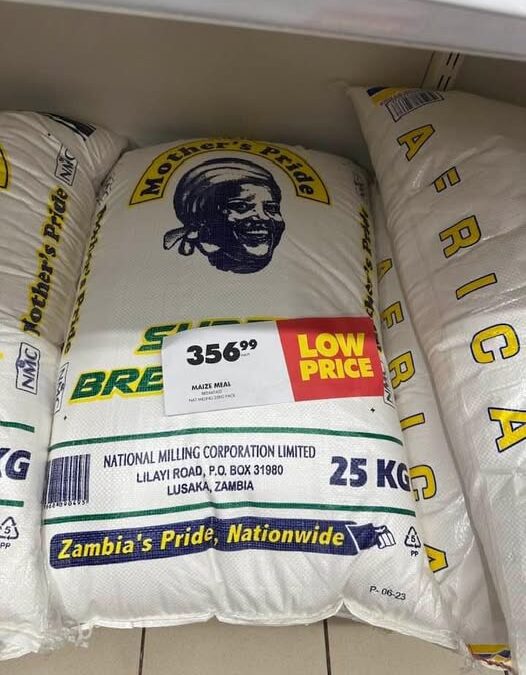 MAZ ATTRIBUTES HIGH MAIZE PRICES TO RECENT MEALIE-MEAL PRICE HIKES